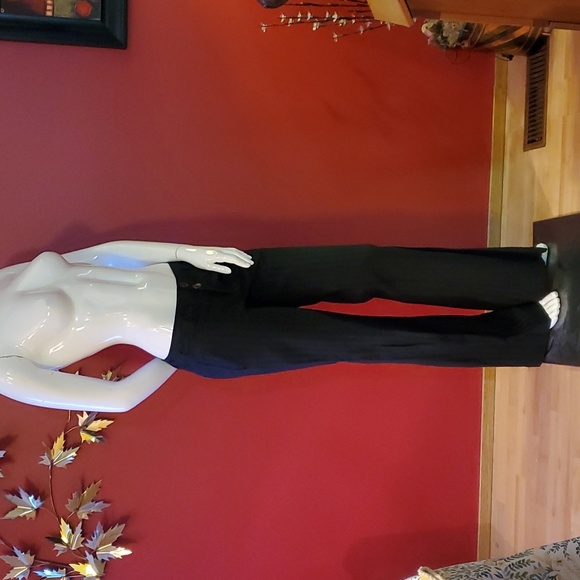 NWT Nanette Lepore low rise black trousers pockets button up pants - Size 2 - Picture 1 of 12